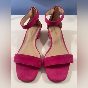 Pelle Moda Fushia Suede Sandals